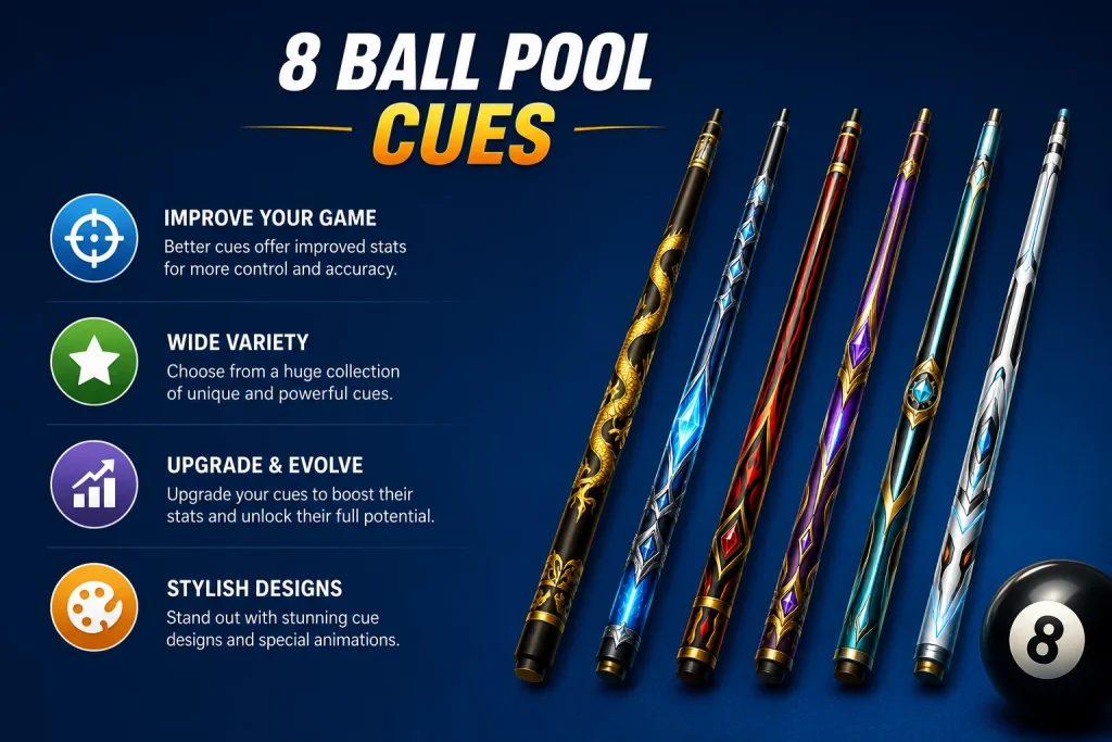 8 Ball Pool Cues