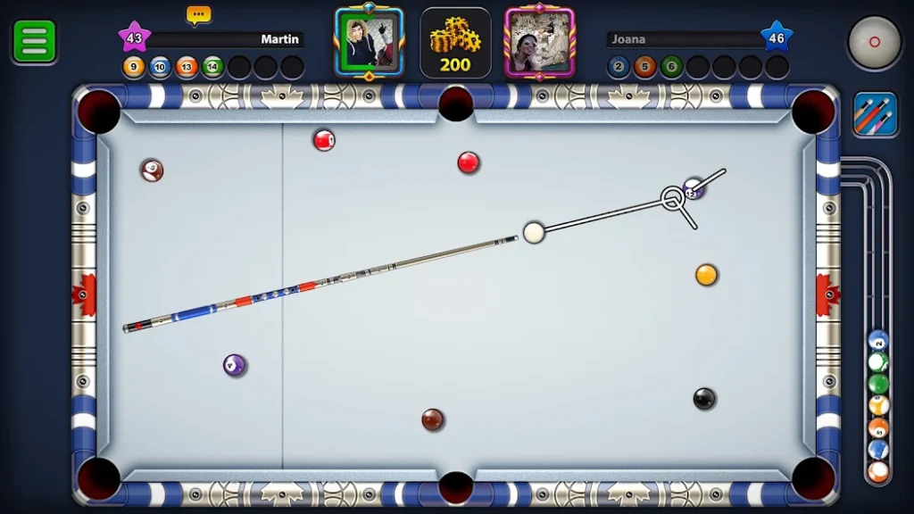 8 Ball Pool white