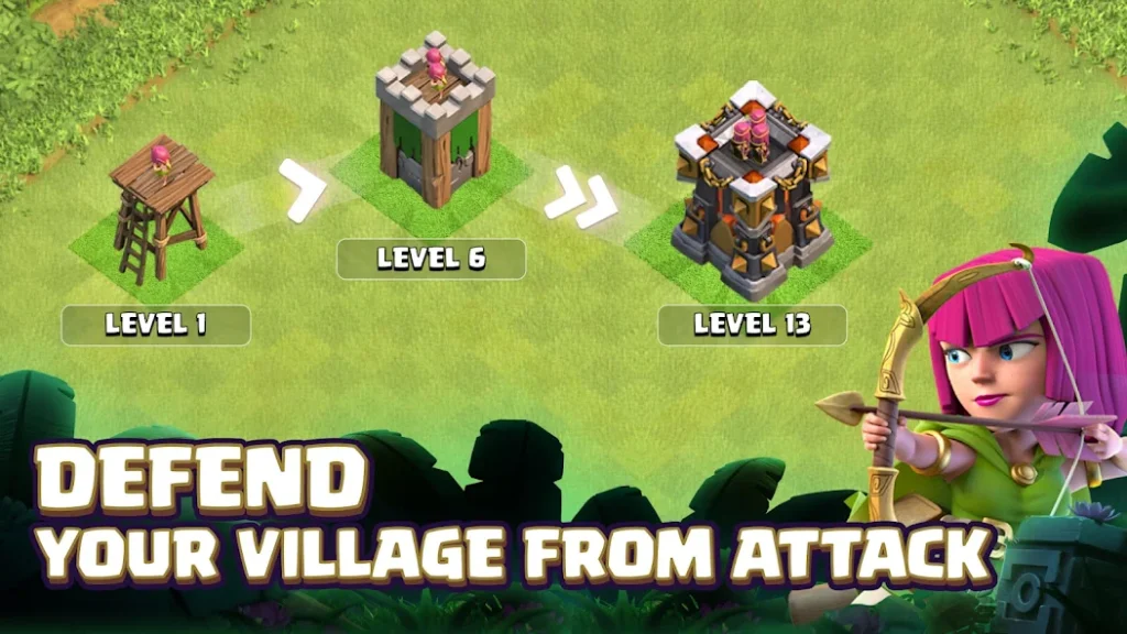 Clash of Clans defend