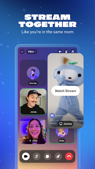 Discord stream