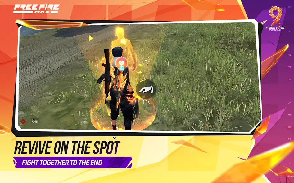 Free Fire Max revive on spot