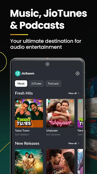 JioSaavn music