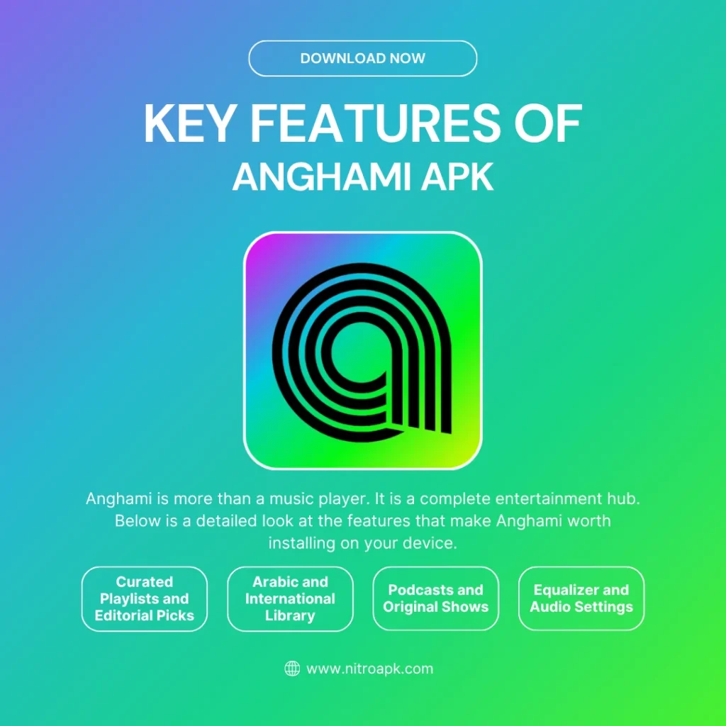 Key Features of Anghami APK