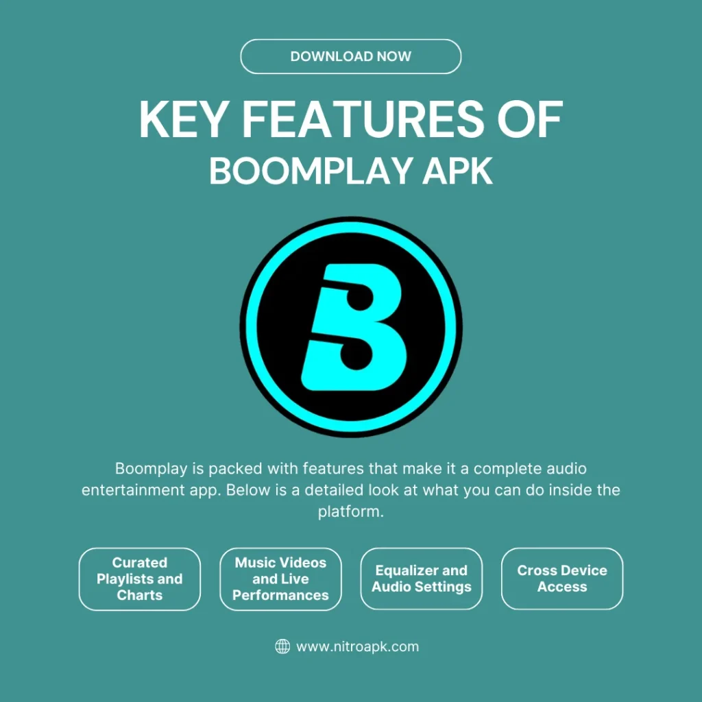 Key Features of Boomplay APK