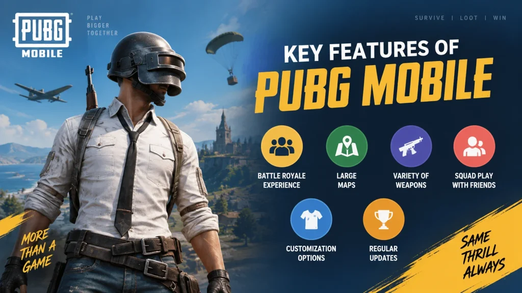 Key Features of PUBG Mobile