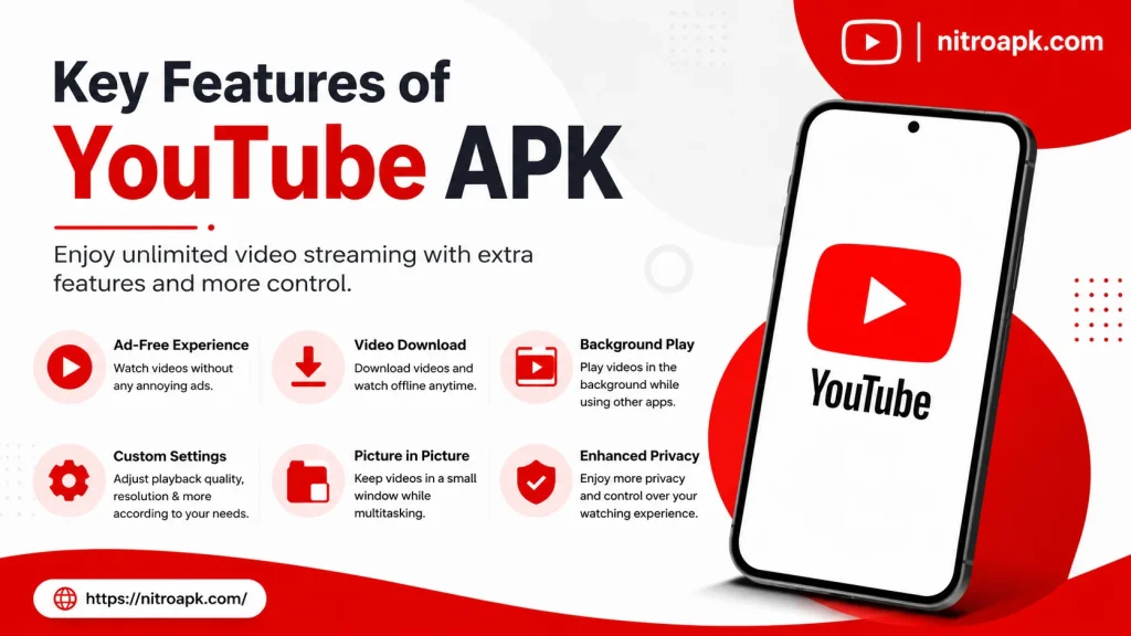 Key Features of YouTube APK