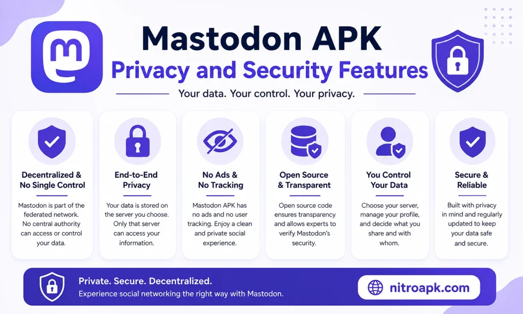 Mastodon APK Privacy and Security Features