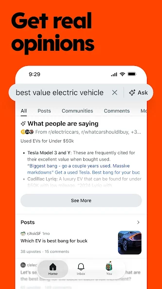Reddit opinions