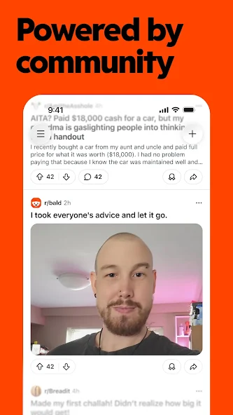 Reddit powered