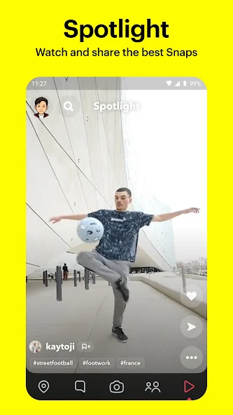 Snapchat spotlight