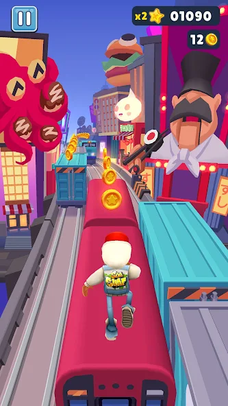 Subway Surfers run