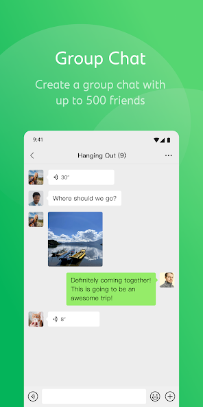 WeChat group chat
