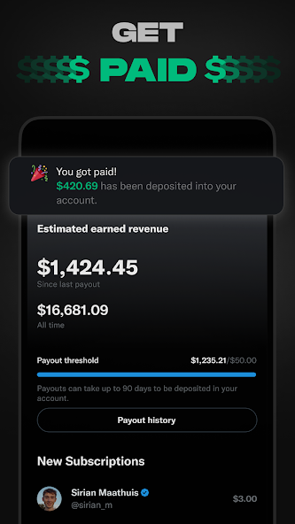 X paid